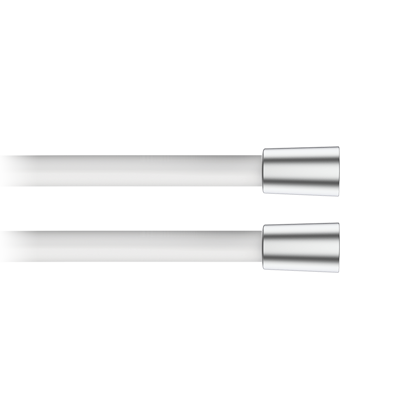 00050331 PREMIUM Гладкий шланг для душа 150 Белый-Inox GRB MIXERS 