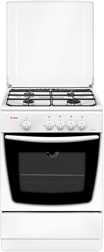 6675781 Газовая плита Gefest 1200 С7 К8 белый STDN-0040040