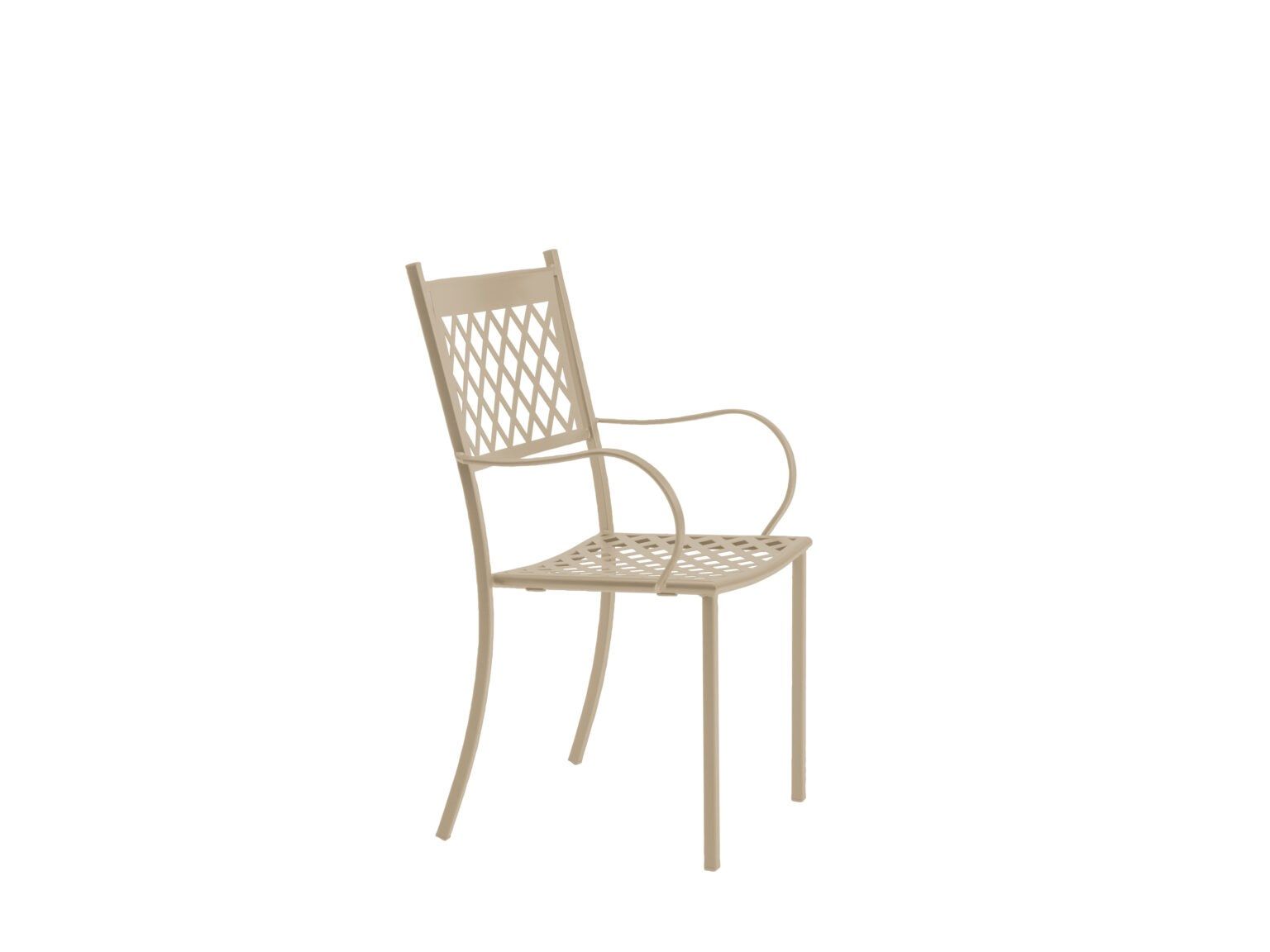 Металлический штабелируемый садовый стул с подлокотниками Vermobil ARCH-00050313 - Вид №4