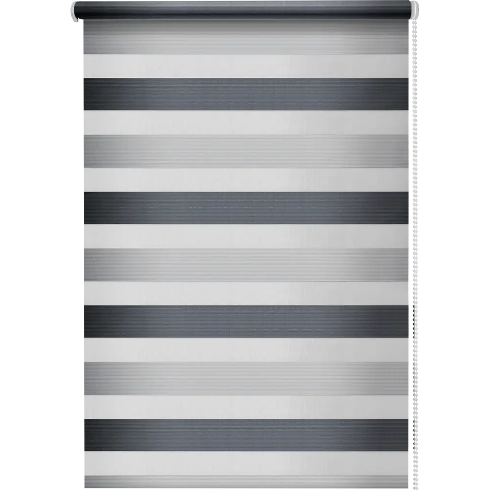 Штора рулонная день-ночь Порто 180x175 см серая MIAMOZA STLM-2205931