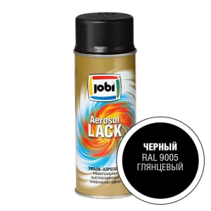 90359954 Эмаль JOBI 27414 глянцевый цвет черный 400 мл STLM-1515363