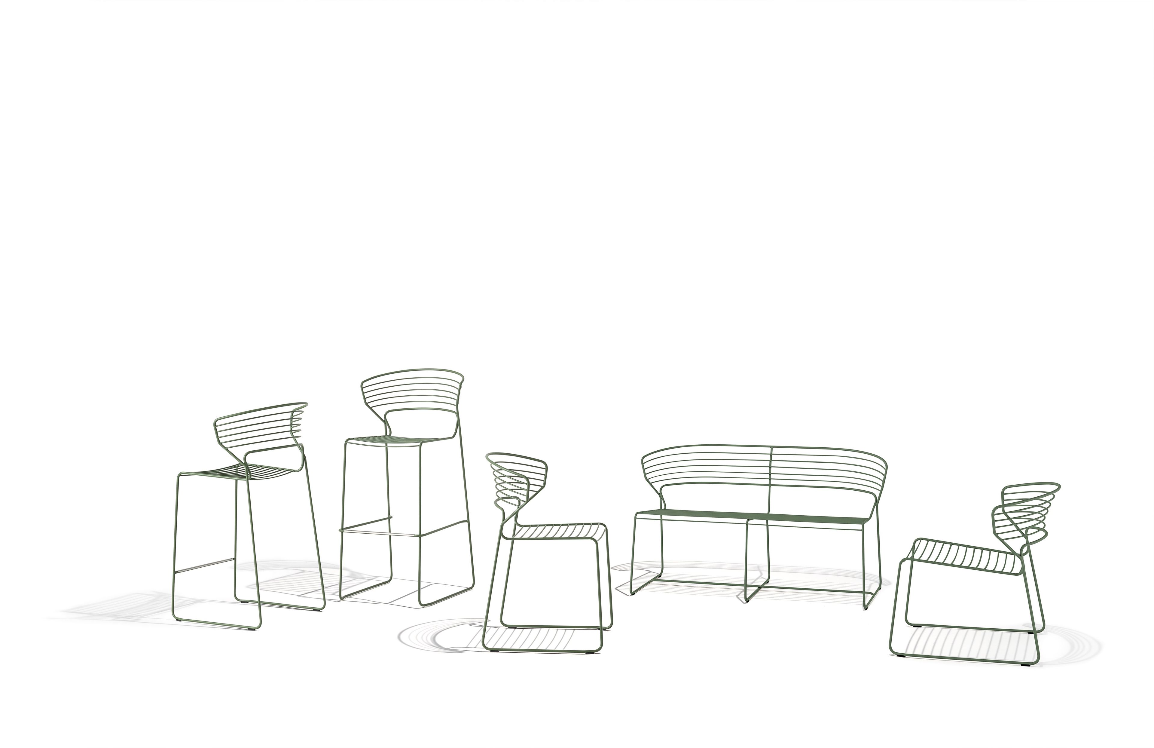 Стальной стул Desalto Koki Wire ARCH-00100773 - Вид №3