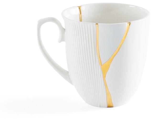 Seletti Кружка из фарфора и золота Kintsugi sun-id-1464670 - Вид №5