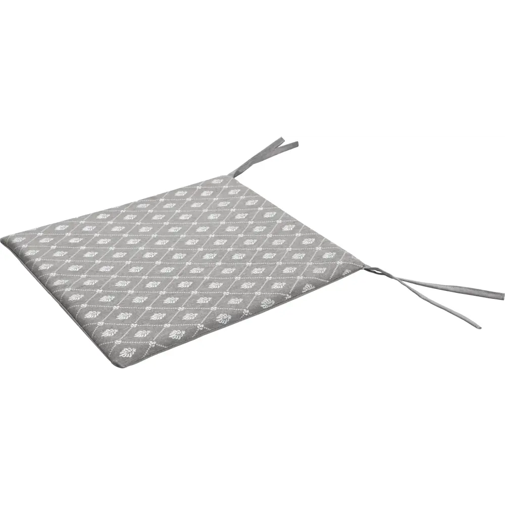 Сидушка ромбы 40x35 см цвет серый GARDEN STLM-2155372 - Вид №1