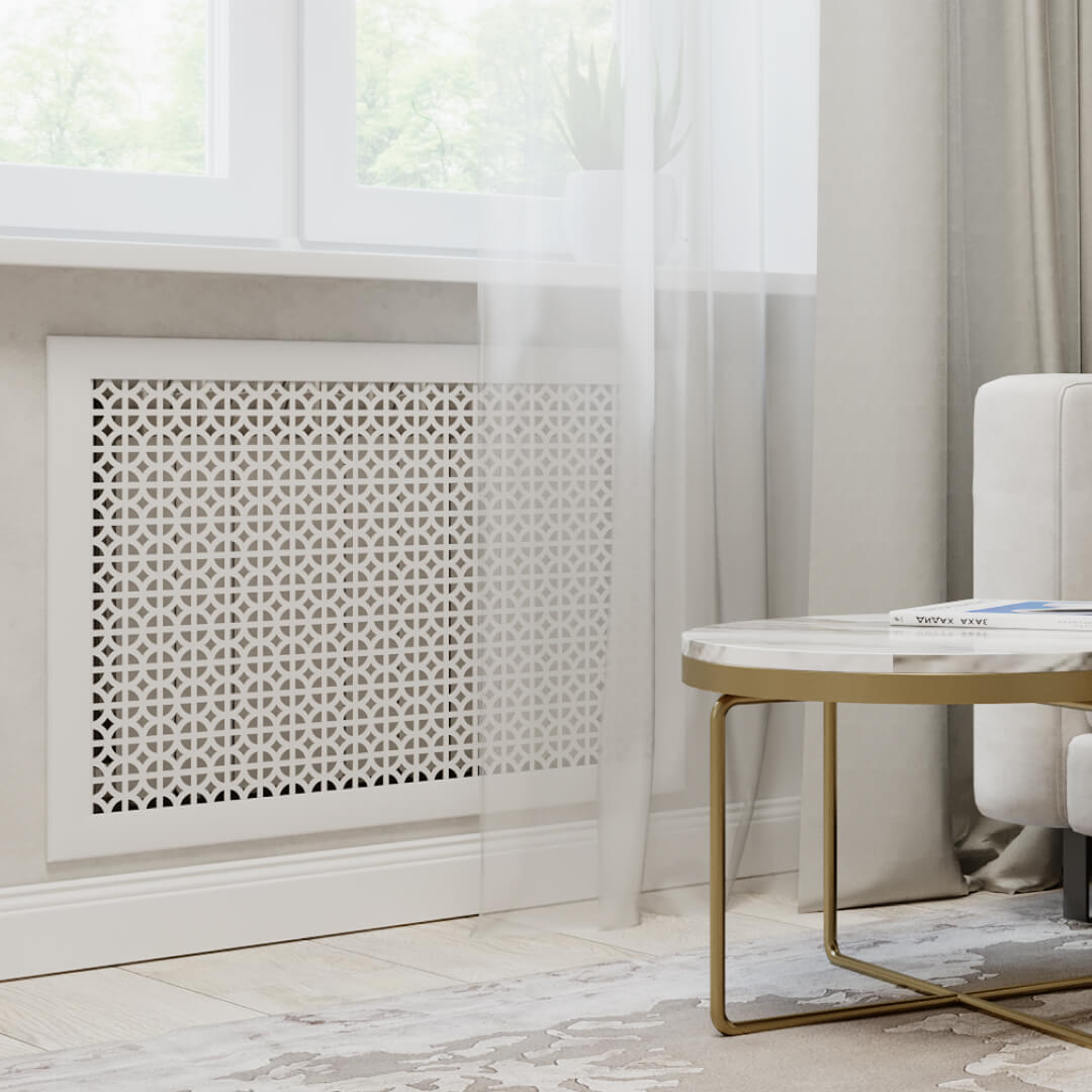 Экран для радиатора 90х60 см Сусанна белый STELLA Standart STSR-1192 - Вид №1