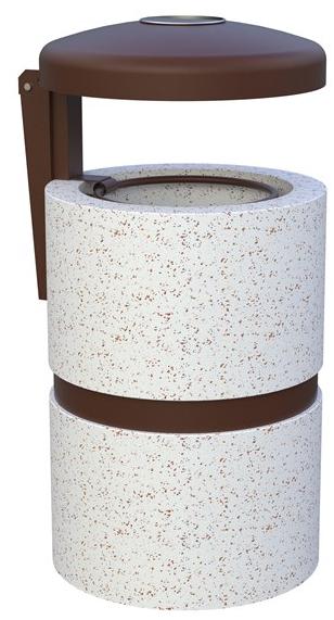 Lazzari Бетонный мусорный бак для наружного применения sun-id-1465206 - Вид №2