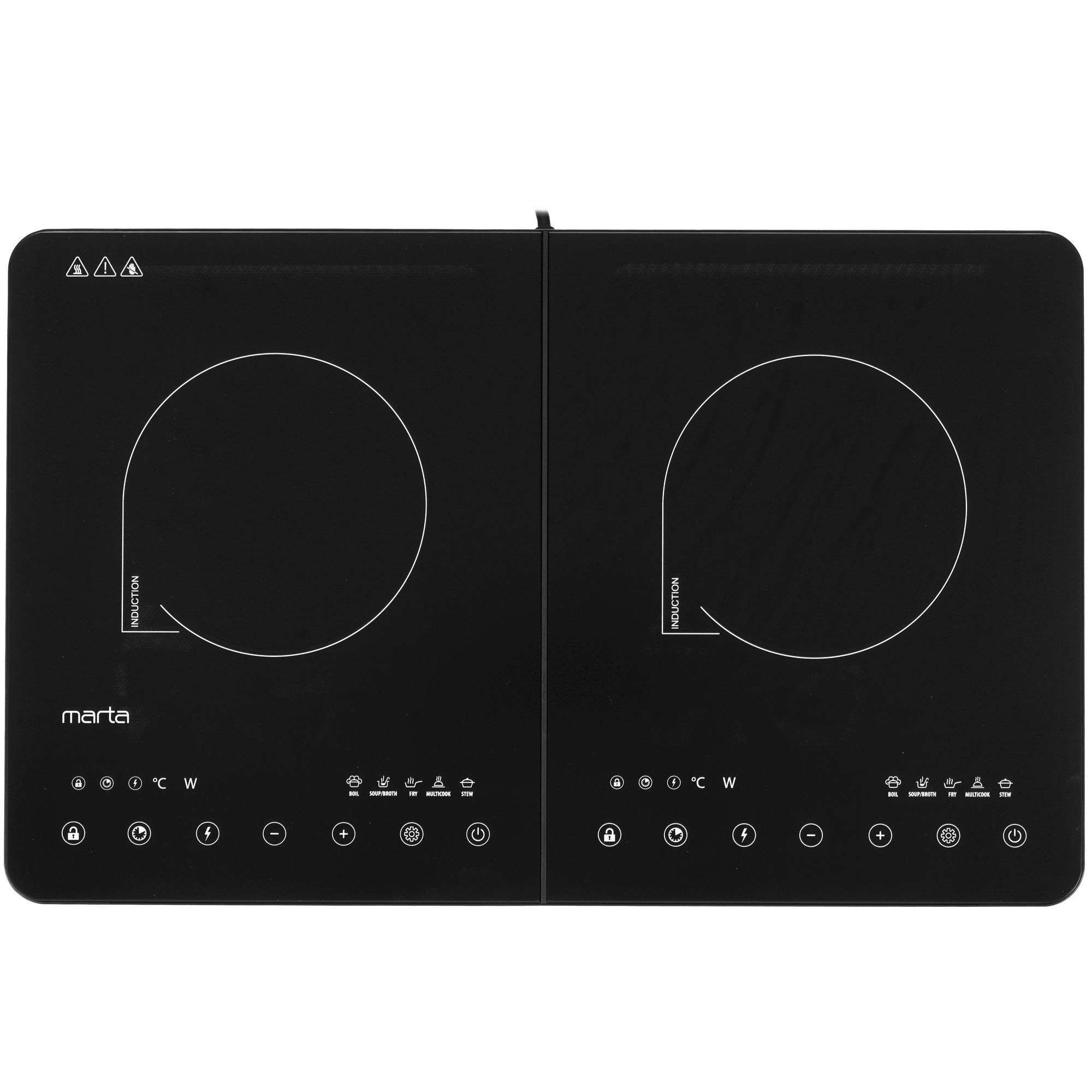 9177364 Плита компактная электрическая MARTA MT-HP4229A черный STDN-0038691