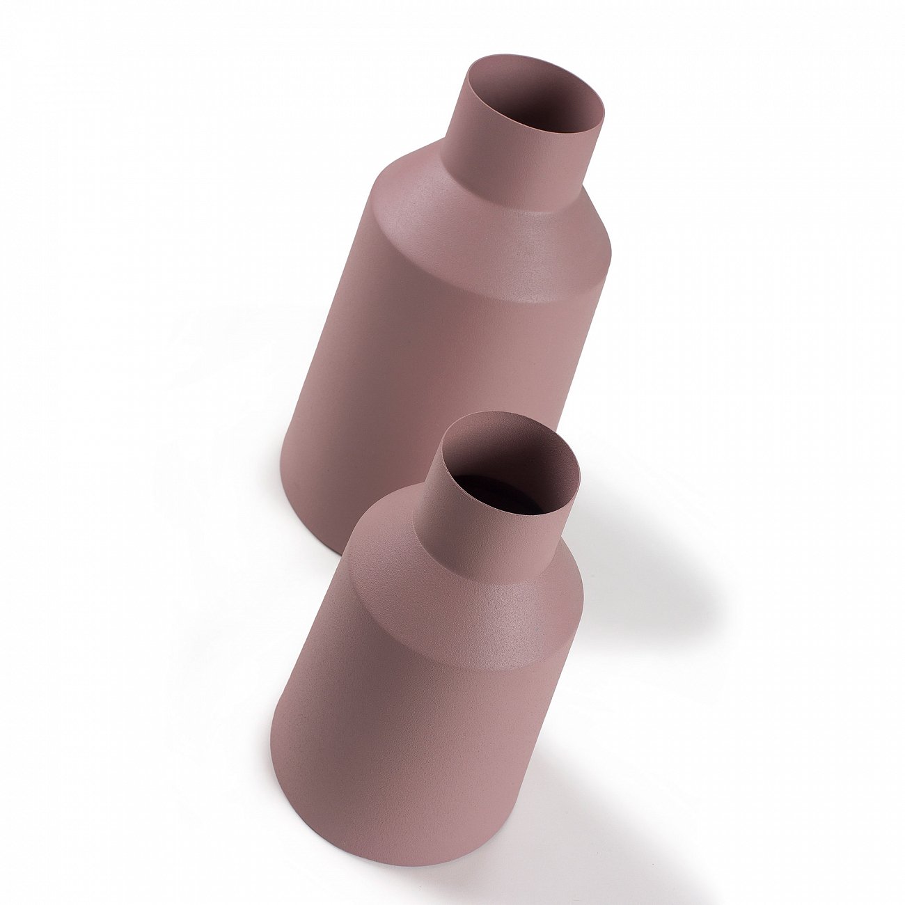 Ваза металлическая розовая Soco от La Forma, 2 штуки LA FORMA SOCO 00-3865206 Розовый  - Вид №2