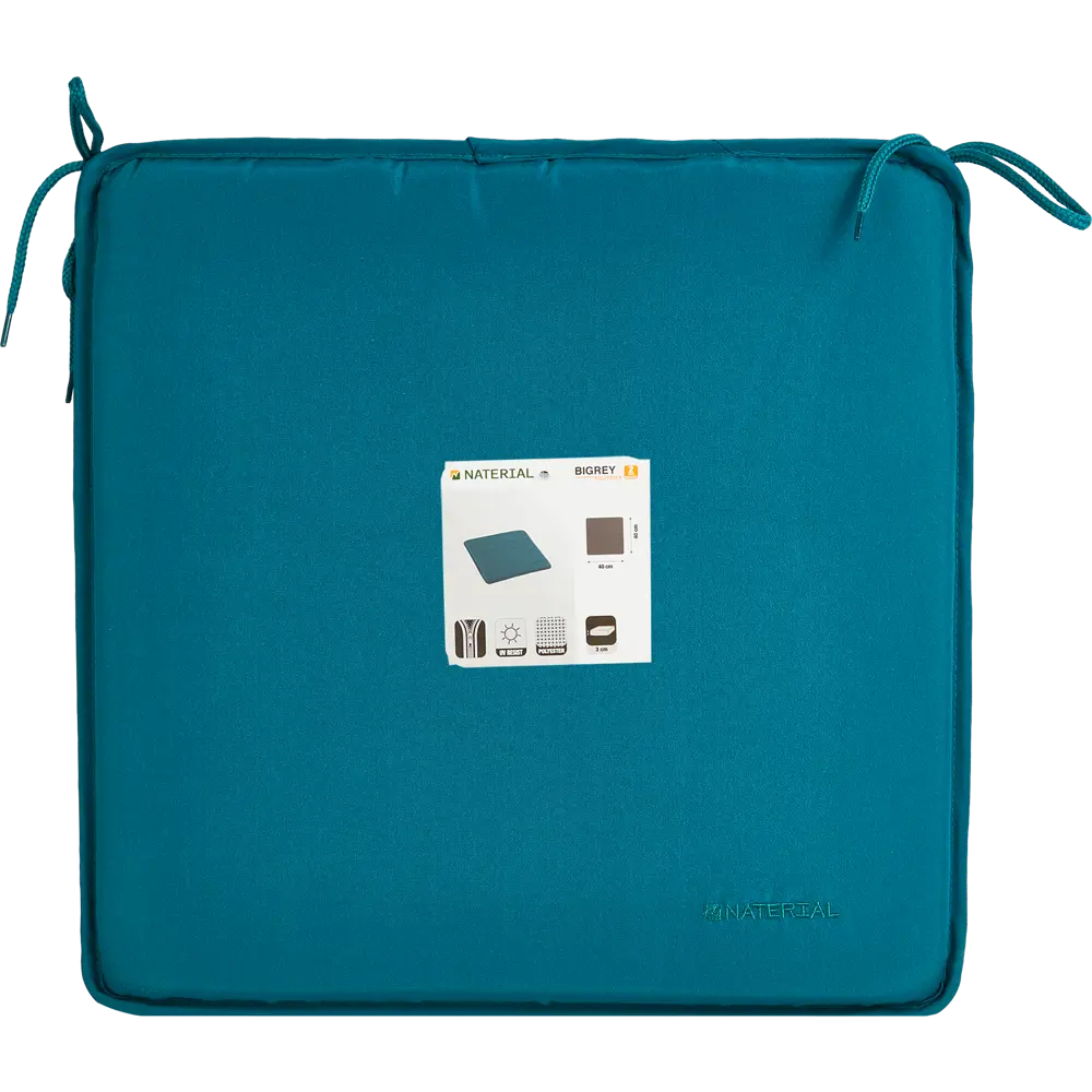 Naterial Bigrey — декоративная подушка для стула 40×40 см, темно-синяя 82565645 STLM-0030159 - Вид №4