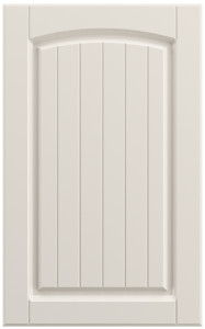 Фасады для кухни Кантри Фрезеровка «Арка сложная» Бежевый софт №503