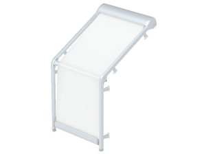 Навес с откидным верхом с боковыми направляющими