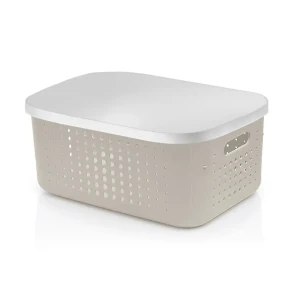 Корзинка для хранения Bubble 13.4 л 26.1x37.4x16.4 см цвет бежевый 89384361 STLM-2161076