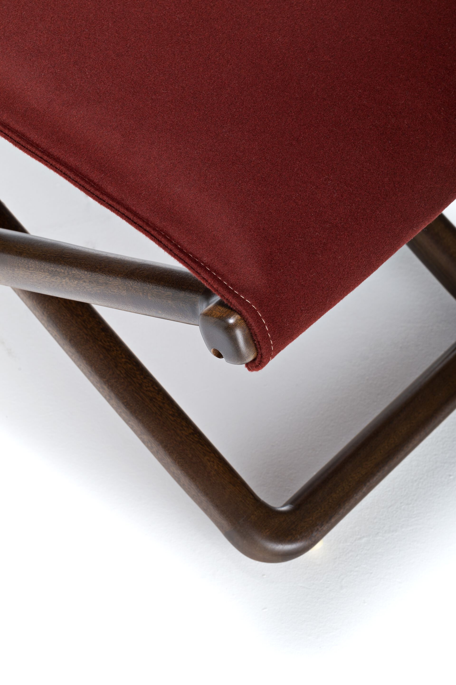 Прямоугольная Садовая подставка для ног из красного дерева и ткани Exteta Loro Piana Interiors, The Delight Chairs St. Moritz by Exteta ARCH-00106661 - Вид №14