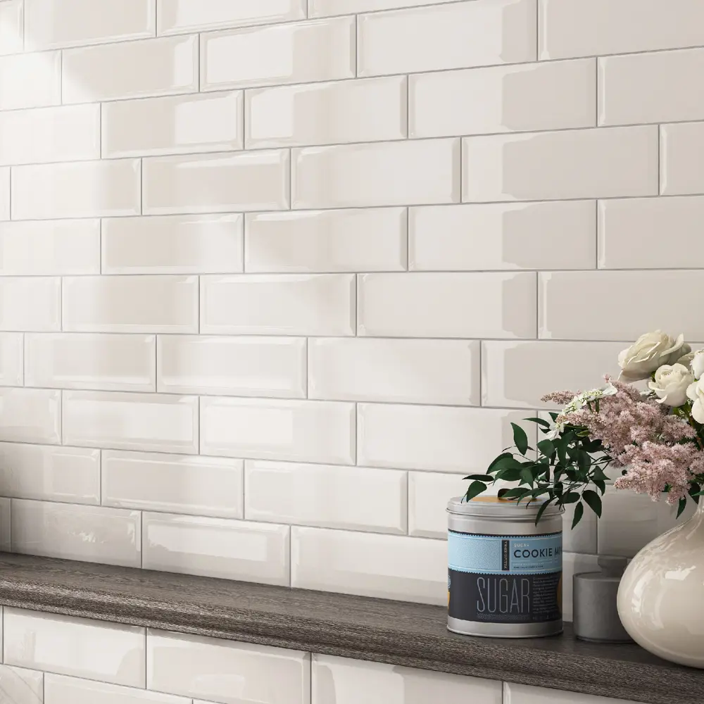 Настенная плитка ARTENS Roissy бежевая глянцевая 8.5×28.5 см 86844283 STLM-0071974
