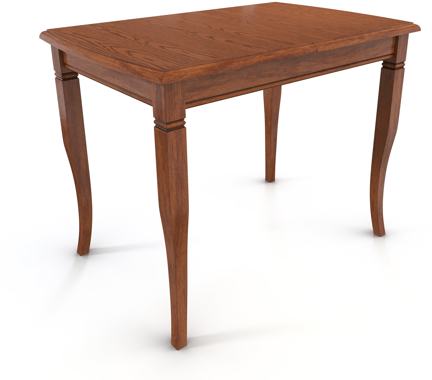 91031058 Кухонный стол прямоугольный Лидер Bruno 100-141x65x75 см бук цвет вишня Бруно STLM-0449568 ООО ЛИДЕР