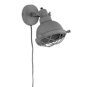 Лампа настенная Evan, серая матовая