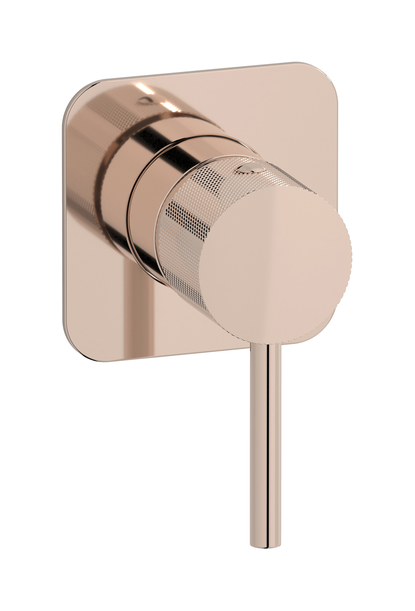 Внешние части встроенного смесителя на 1 потребителя. WE ARE IB id300rs Rose Gold Industria