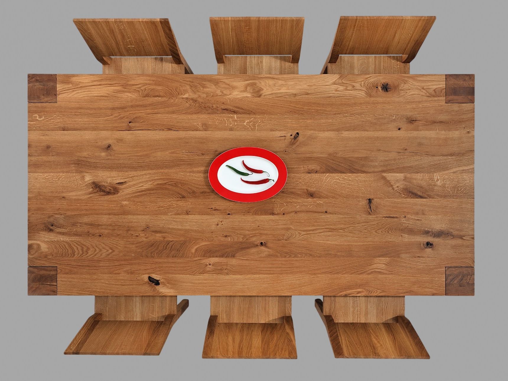 Раздвижной стол из массива дерева Vitamin Design ARCH-00145526 - Вид №9