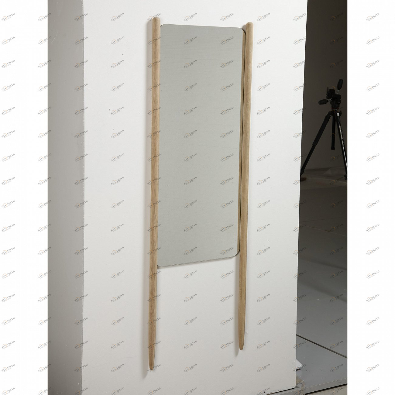 Зеркало прямоугольное настенное бежевое Kenya от La Forma LA FORMA ДИЗАЙНЕРСКИЕ 342899 