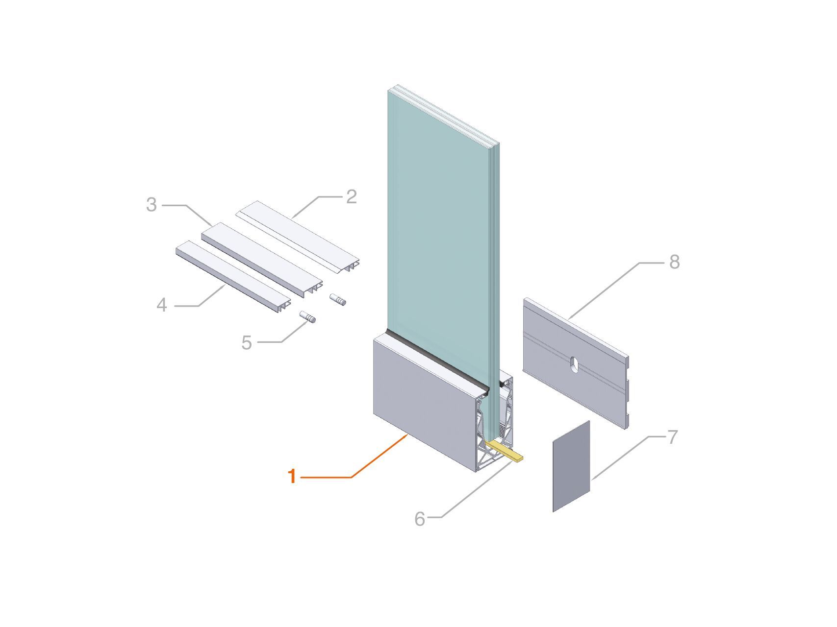 Стеклянный парапет для окон и балконов Saint-Gobain - Logli Defender ARCH-00056785 - Вид №12