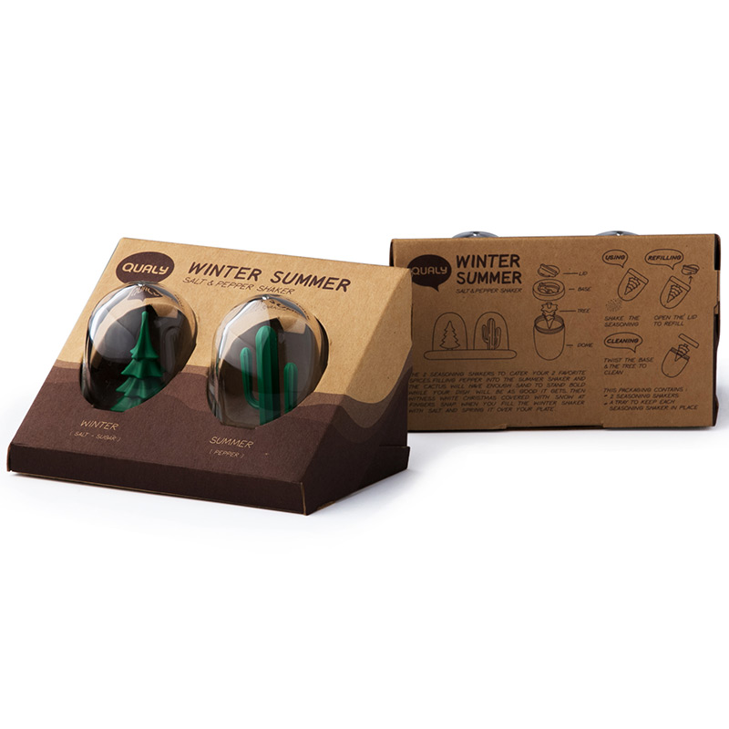 QL10135-WH Ёмкости для специй в наборе winter and summer Qualy  - Вид №5