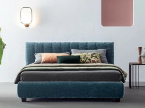 Twils Кровать из ткани с мягким изголовьем