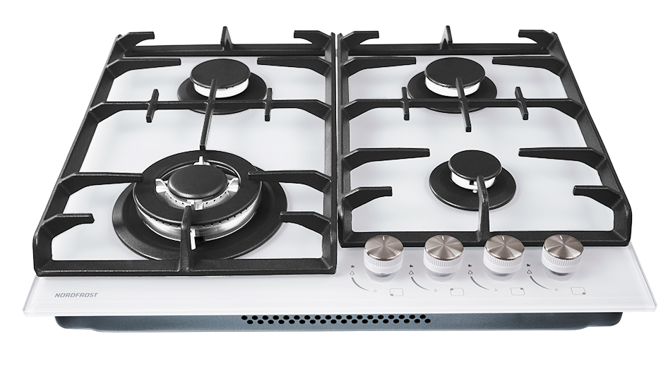 9021329 Газовая варочная поверхность NORDFROST HM 6042 W STDN-0014283 - Вид №2