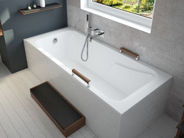 Акриловая угловая прямоугольная ванна HOESCH MILA ARCH-00031533 - Вид №1
