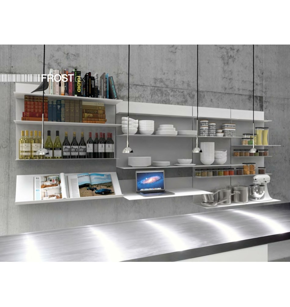 FROST Полка для обуви / магазина 4038 60cm » белая Алюминий Белый U4038-W  - Вид №1