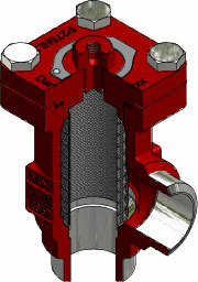 Danfoss FIA — корпус фильтра Корпус для фильтра FIA 100 A STR 148B6009  - Вид №5