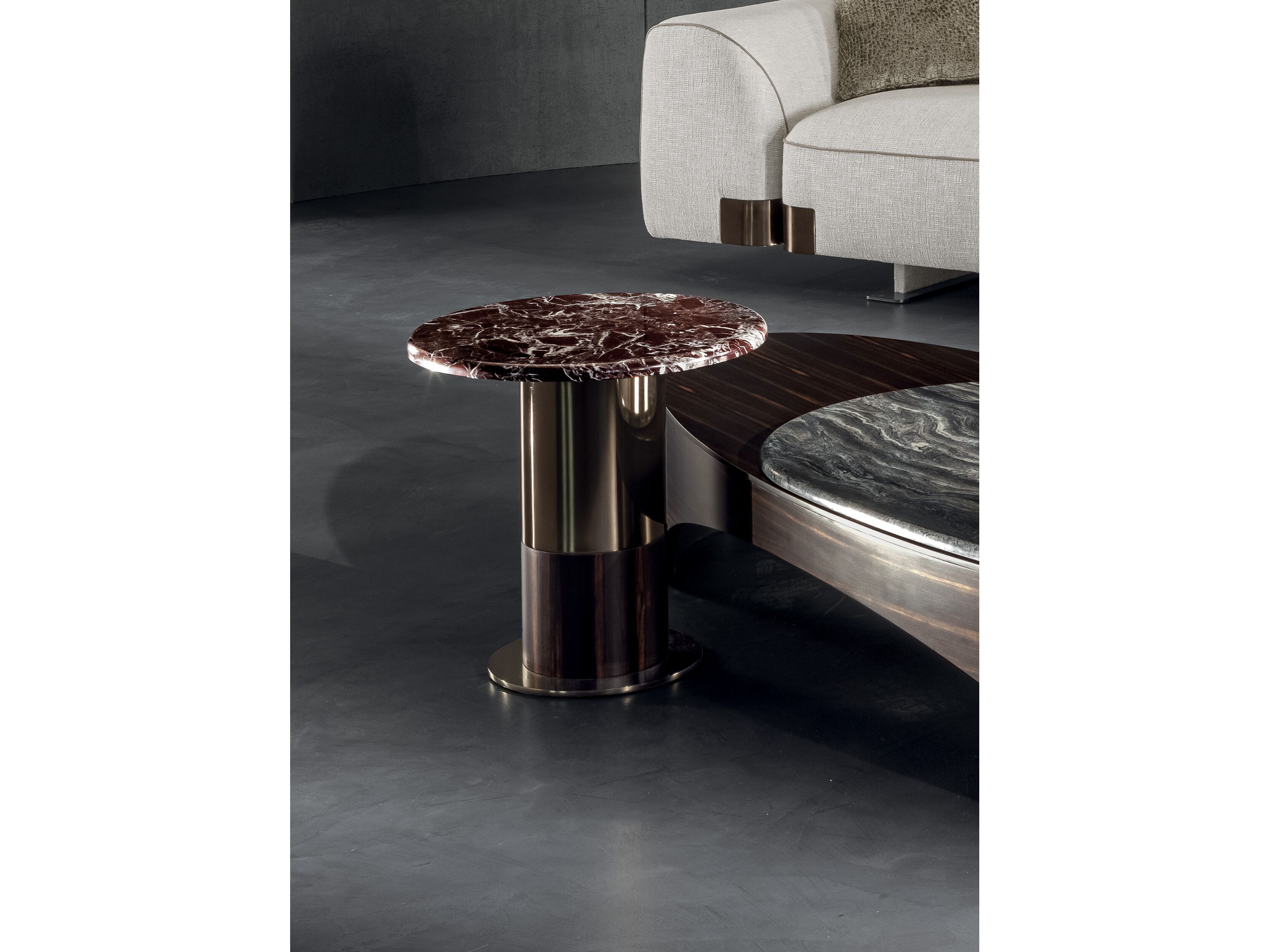 Секционный диван из ткани Longhi Blooming ARCH-00123580 - Вид №9