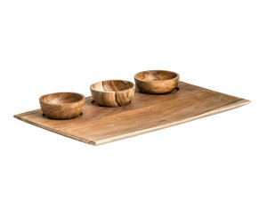 Центральная часть / поднос из тика