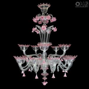 1290 ORIGINALMURANOGLASS Люстра Розетта - Флорал - муранское стекло OMG  см