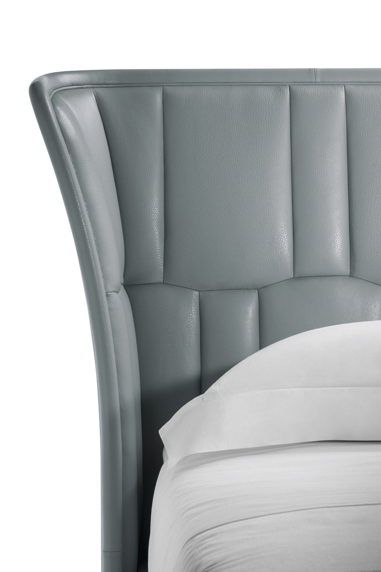 Кожаная двуспальная кровать с мягким изголовьем Poltrona Frau ночь-кровати ARCH-00118590 - Вид №3