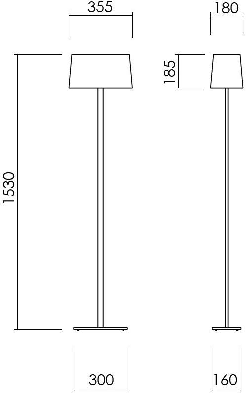 NEXO LUCE Светодиодный торшер из стали Oxen floor lamp 7159e1 - Вид №5