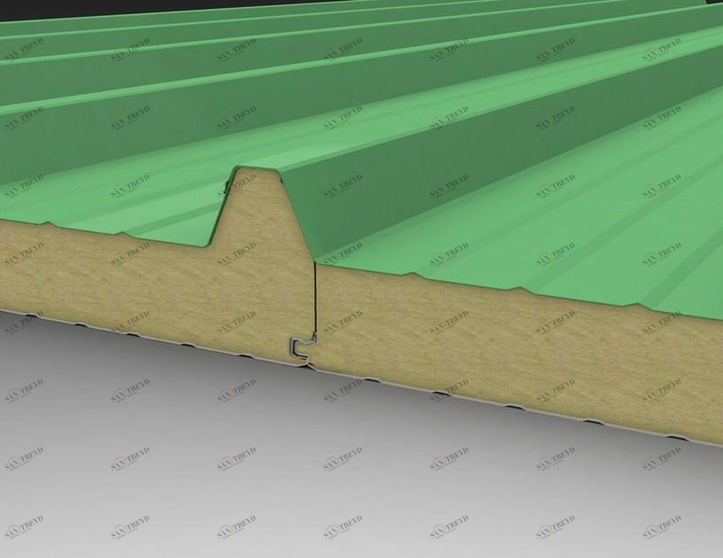 IsolPack Утепленная металлическая панель для крыши sun-id-1370621