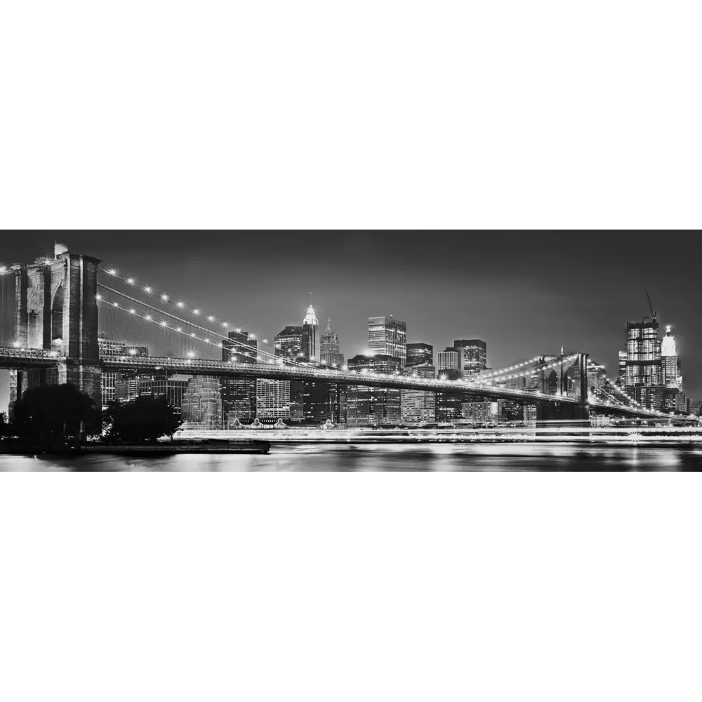 Фотообои бумажные, 368х127 см, KOMAR Бруклинский Мост Brooklyn Bridge STLM-2161660