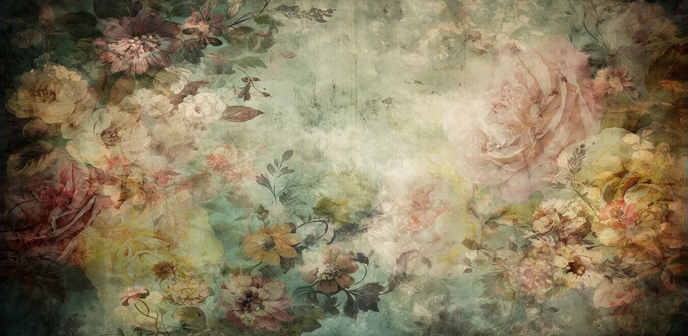 Обои с цветочными мотивами Creativespace Prêt-à-porter ARCH-00082215 - Вид №2