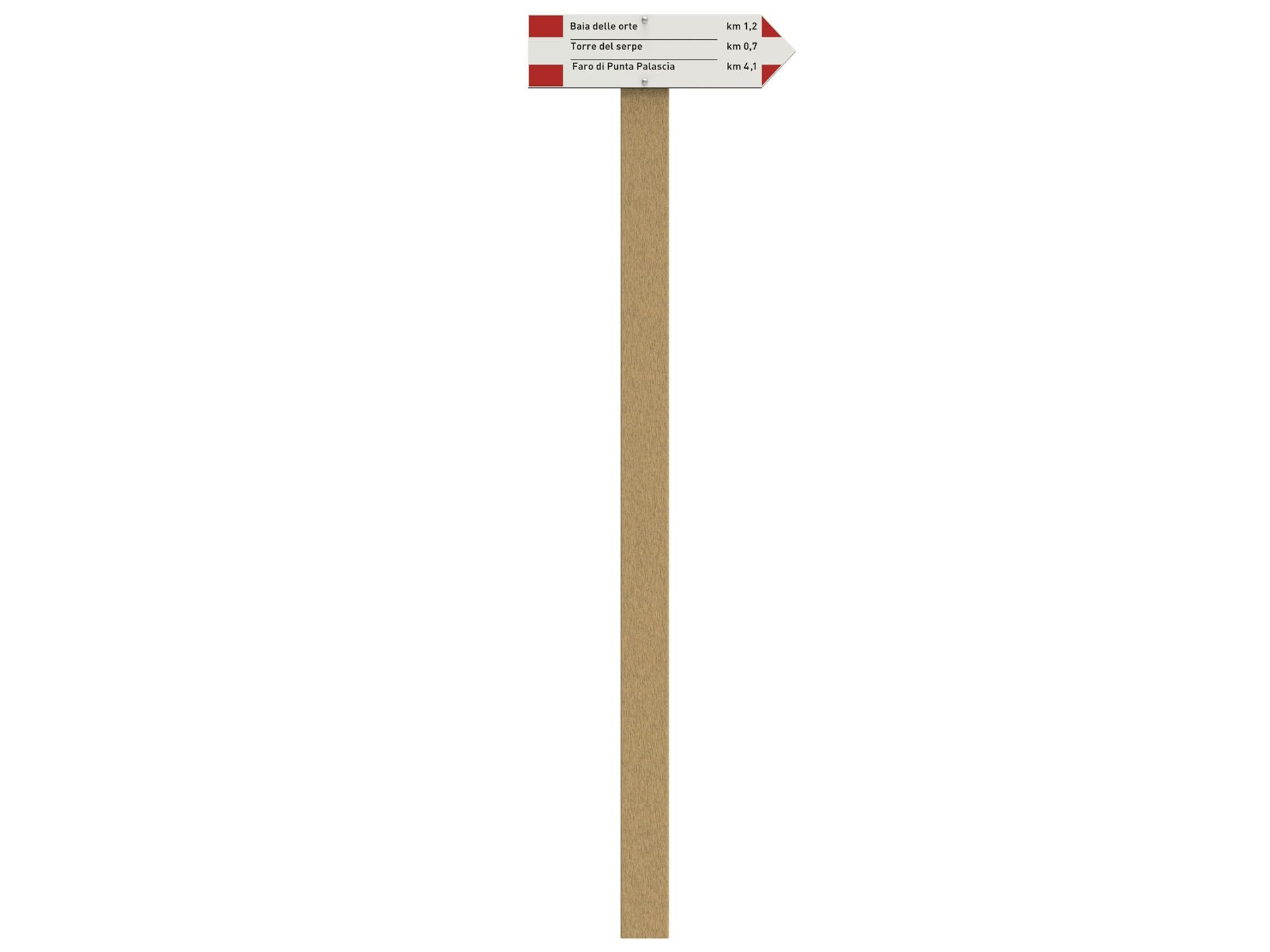 Деревянный столб WPC для дорожек Lazzari Palo per sentieristica ARCH-00101384 - Вид №2