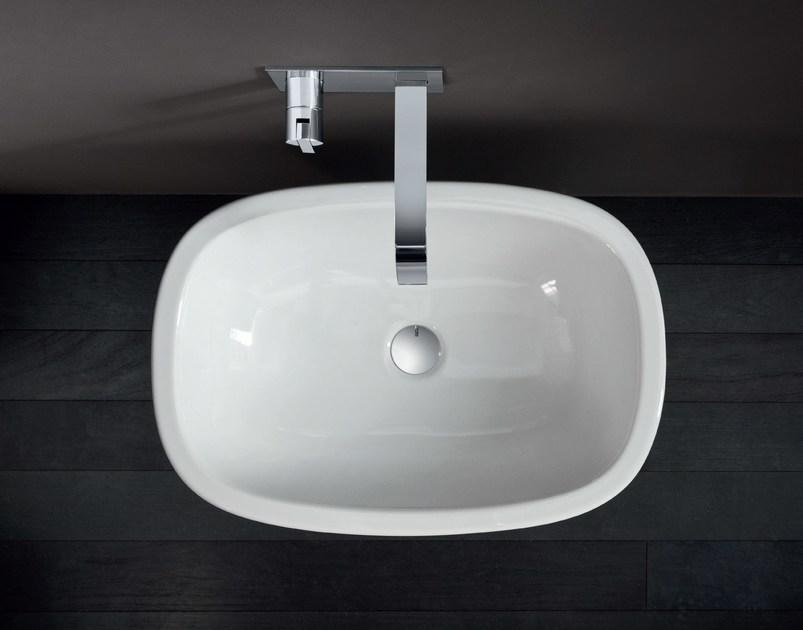 Напольная раковина стоящая овальная Nic Milk sun-id-1500814 - Вид №2
