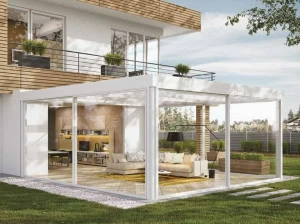 SUNROOM Алюминиевый зимний сад Giardino d'inverno/serra solare bioclimatica