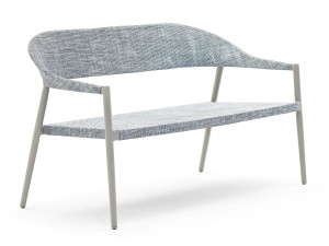 2-местный алюминиевый садовый диван с порошковым покрытием