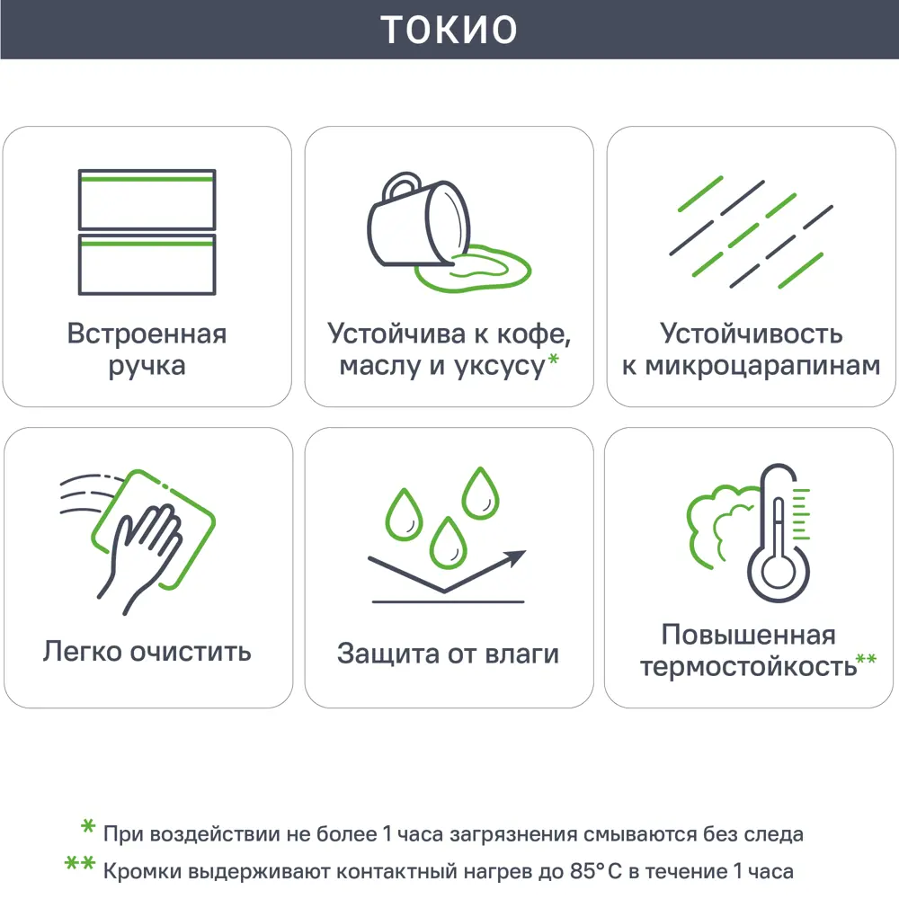 Фасад кухонного шкафа Токио 44.7x102.1 см KONSENSA ЛДСП цвет темное дерево 89421130 STLM-2091736 Токио темное дерево - Вид №4