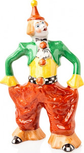 10621579 Промыслы Вербилок Фигурка 16см "Клоун" Фарфор, Керамика