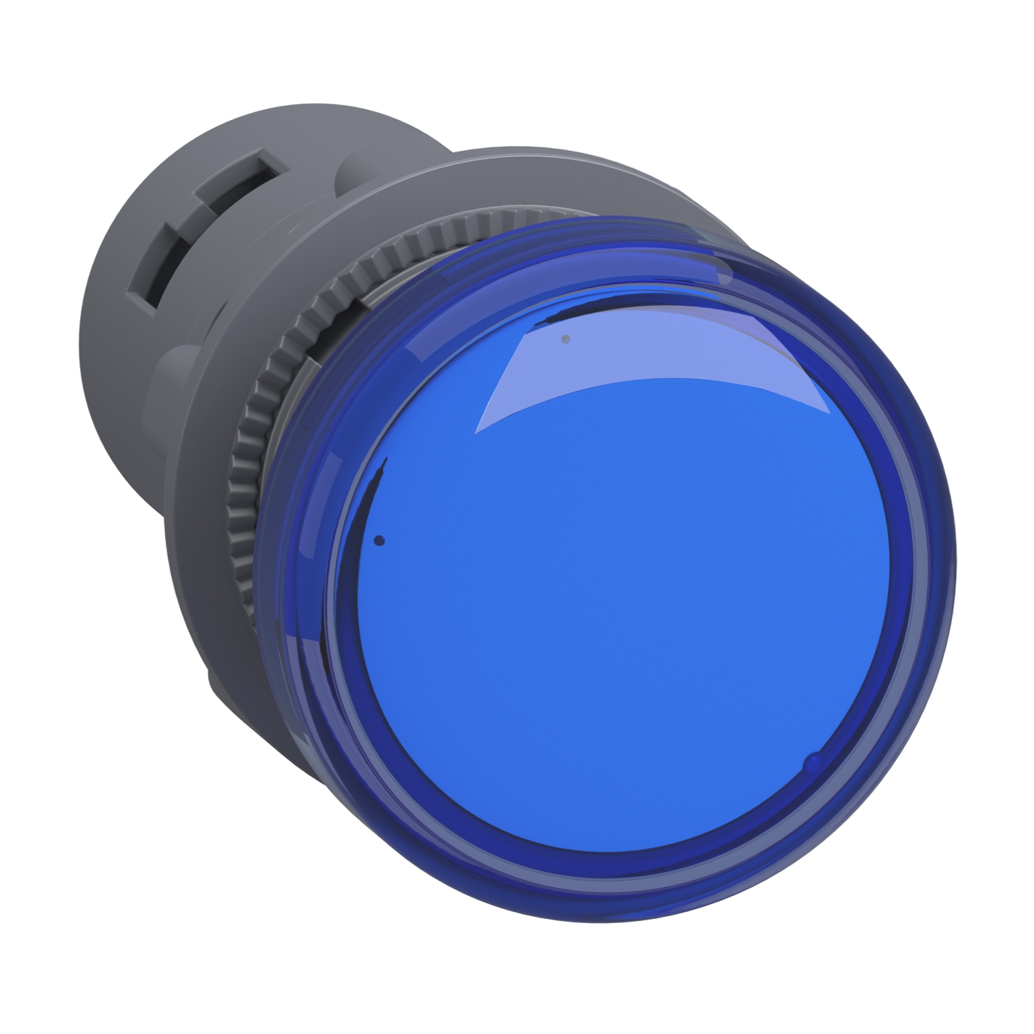 XA2EVQ6LC Сигнальная лампа, круглая, для отверстий Ø 22 мм, синяя, LED, ~380 В, винтовые клеммы Schneider Electric Easy Harmony XA2 