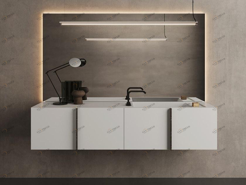 INBANI Модульная лакированная тумба под умывальник Paral sun-id-1472258