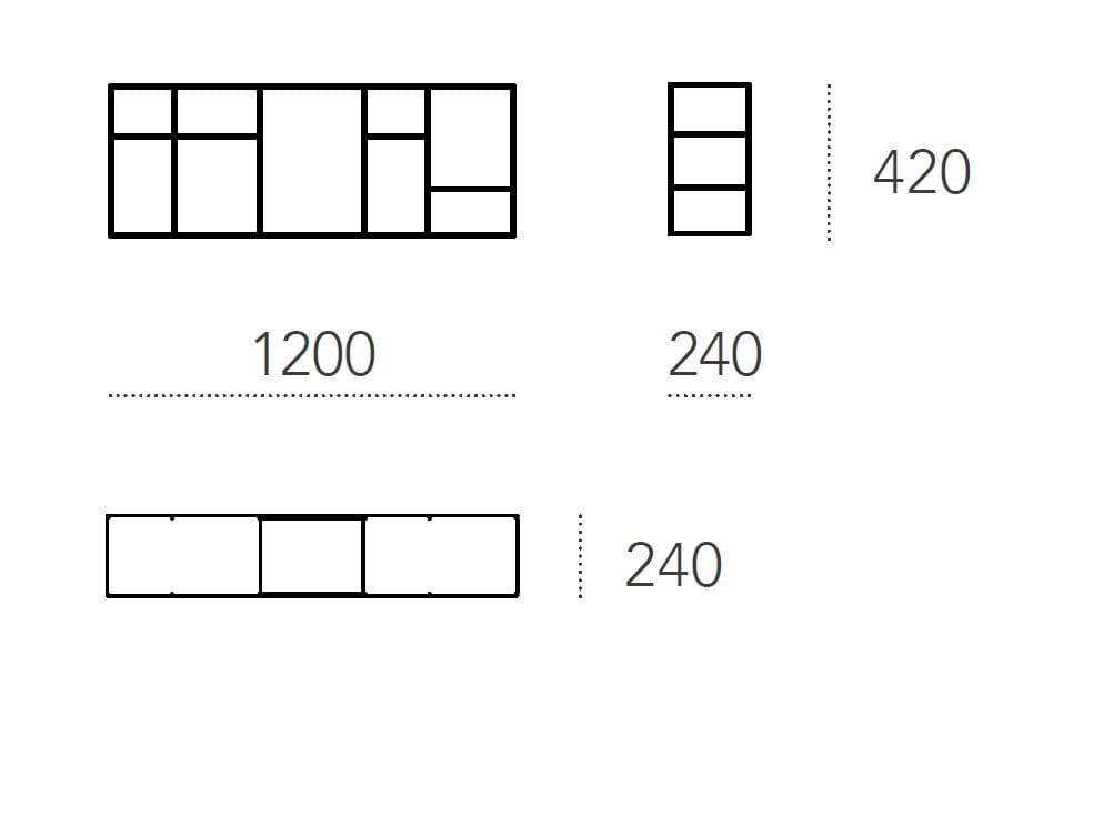 Книжный шкаф из металла Ronda Design Levia ARCH-00063653 - Вид №3
