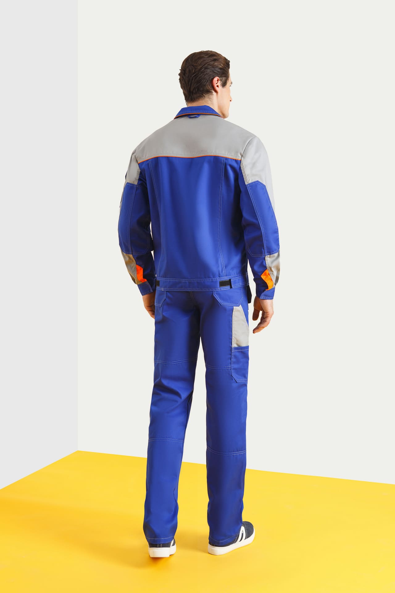 65260 Костюм "Профессионал-2" василек-светло-серый  Летняя спецодежда  размер 64-66/194-200  - Вид №9