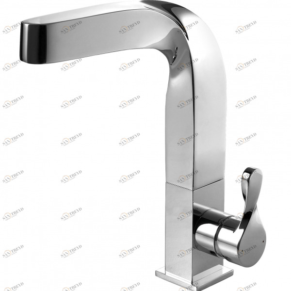 Смеситель для кухни с высоким поворотным изливом WAVE F774108C bravat