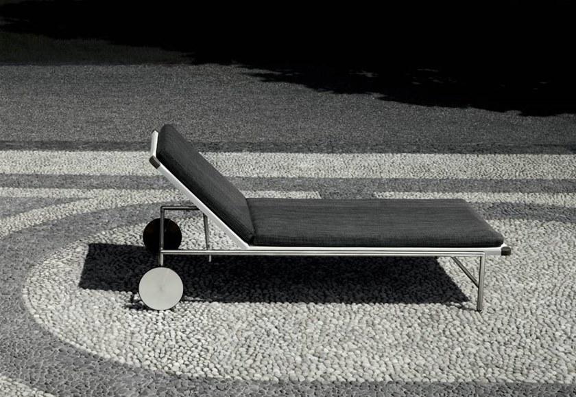 Living Divani Тканевый садовый лежак на колесиках sun-id-1451544 - Вид №5